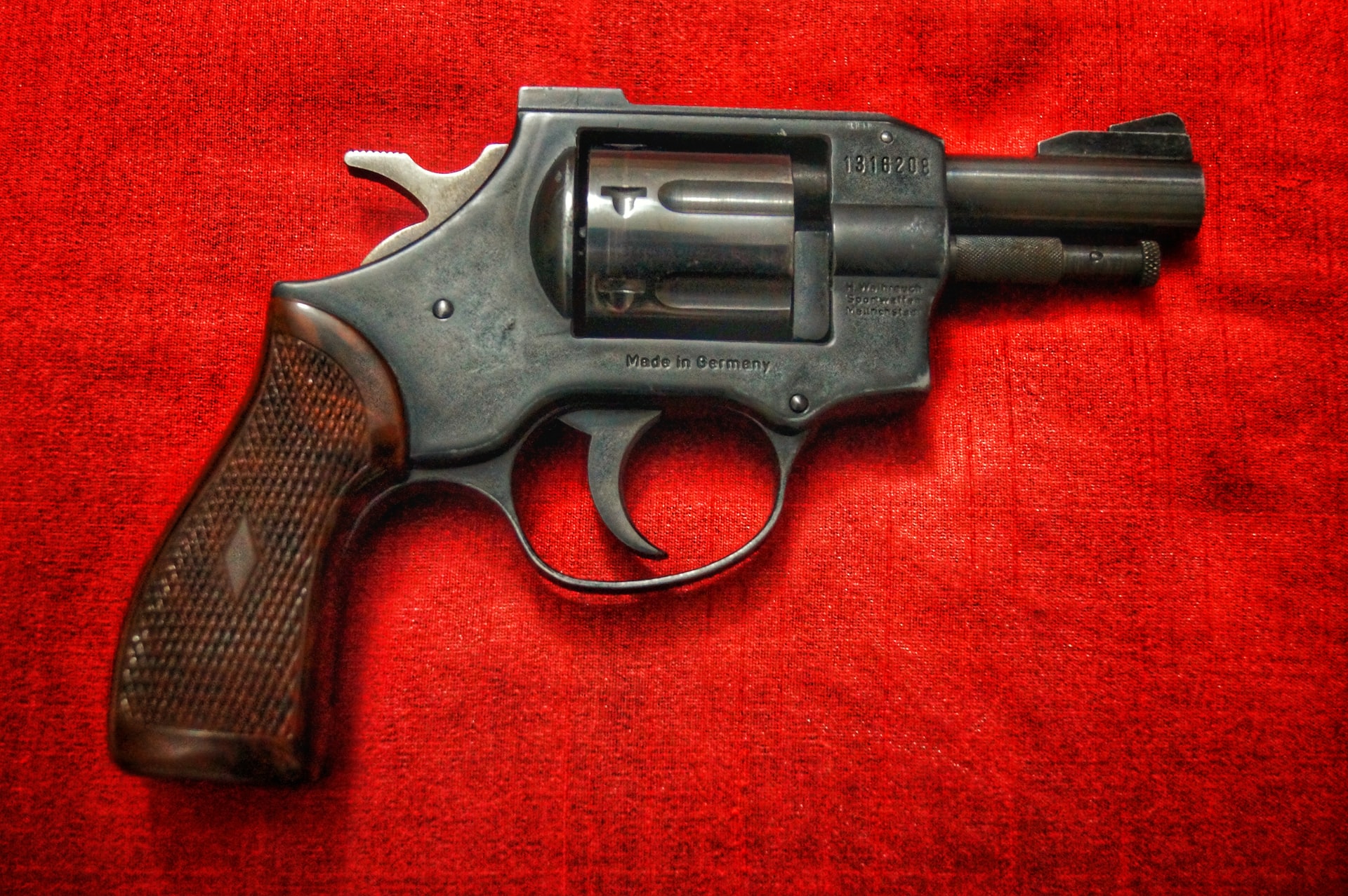 antique revolver